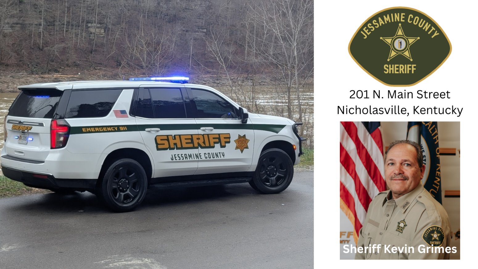 Sheriff Kevin Grimes - Jessamine County Sheriff- KY